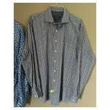 Bugatchi Classic Fit Dress Shirts XXL (Lot of 2)