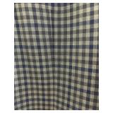 Connor SPJ Bespoke Blue Plaid Wool Suit Jacket & Pants - Size 48L (Jacket: 44 inch Chest)