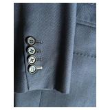 Bespoke Tailored Blue Italian Wool Suit - 44XL Long by Marzotto/Su Misura for Sam Surin