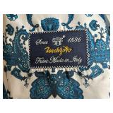 Bespoke Tailored Blue Italian Wool Suit - 44XL Long by Marzotto/Su Misura for Sam Surin