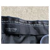 Bespoke Tailored Blue Italian Wool Suit - 44XL Long by Marzotto/Su Misura for Sam Surin