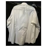 Caravelli Black Classic Satin Accent Tuxedo 4-Piece Set: Jacket 48R, Shirt XXL, Vest XXL, Pants 43in Waist