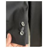 Caravelli Black Classic Satin Accent Tuxedo 4-Piece Set: Jacket 48R, Shirt XXL, Vest XXL, Pants 43in Waist