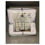 HillFair Waffle Cotton Blanket - California King 102 x 108 (All Season) New