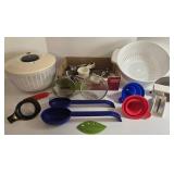 Kitchenware Tools - Colander, Salad Spinner, Measuring Cups, Spoons, Strainers, Funnels,