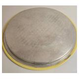 Vintage Yellow Rooster Cake Tin with Lid - Decorative Farmhouse Kitchen Storage