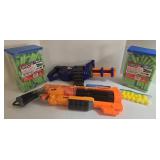 NERF Vagabond Doomlands Blaster - 2x 200-Dart Refills & Digital Target Board