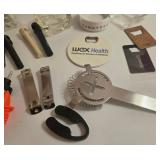 WineSkin Bottle Protector with Assorted Glassware & Bar Accessories