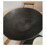 Cookware Set - All-Clad Stainless Stock Pot with Lid & Speckled Enamel Roaster & Grill Pan & Wok