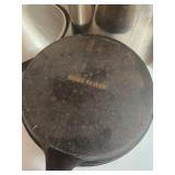 Cookware Set - All-Clad Stainless Stock Pot with Lid & Speckled Enamel Roaster & Grill Pan & Wok