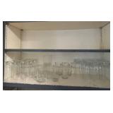 Glassware Assortment: Clear Highball & Tumbler Glasses