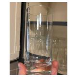 Glassware Assortment: Clear Highball & Tumbler Glasses
