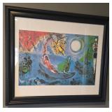 Marc Chagall The Concert Framed Print Reproduction