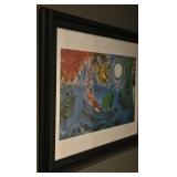 Marc Chagall The Concert Framed Print Reproduction