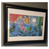 Marc Chagall The Concert Framed Print Reproduction