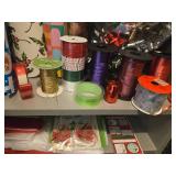 Christmas Wrapping Paper Rolls, Gift Bags, Ribbons & Tissue Paper Bundle