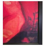 Marc Chagall - Red Nude Sitting Up - Framed Reproduction Canvas Print