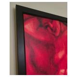 Marc Chagall - Red Nude Sitting Up - Framed Reproduction Canvas Print
