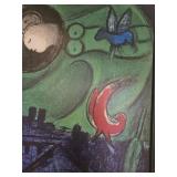 Marc Chagall Quai de Bercy Reproduction Canvas Lithograph (1954)