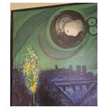 Marc Chagall Quai de Bercy Reproduction Canvas Lithograph (1954)