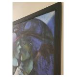 Marc Chagall - The Lovers in Green (Green Lovers) Framed Reproduction Print