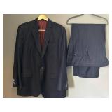 ?? SamSurin Tailor Made Navy Pinstripe Suit - Jacket & Pants, Men