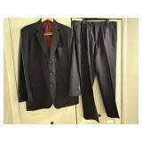 ?? SamSurin Tailor Made Navy Pinstripe Suit - Jacket & Pants, Men