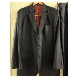 ?? SamSurin Tailor Made Navy Pinstripe Suit - Jacket & Pants, Men