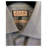 David Donahue XXL Dress Shirts - Thomas Pink Prestige 17-36 1/2 - Brooks Brothers 18-36 (Lot of 3)