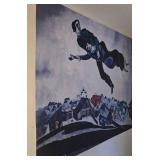 Mural Size Marc Chagall - Over the Town (Les Amoureux au-dessus de la ville) 82 x 53 in