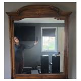 Drexel Heritage Vercelli Collection Italian Provincial Wood Wall Mirror