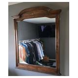 Drexel Heritage Vercelli Collection Italian Provincial Wood Wall Mirror