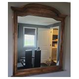 Drexel Heritage Vercelli Collection Italian Provincial Wood Wall Mirror