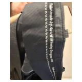 Sam Surin Windowpane Gray Italian Wool Suit - 44 Chest XL Long