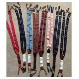Dooney & Bourke Trafalgar Silk Suspenders - Banana Republic (Lot of 12)