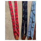 Dooney & Bourke Trafalgar Silk Suspenders - Banana Republic (Lot of 12)