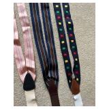 Dooney & Bourke Trafalgar Silk Suspenders - Banana Republic (Lot of 12)