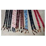 Dooney & Bourke Trafalgar Silk Suspenders - Banana Republic (Lot of 12)