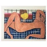Henri Matisse Reclining Nude - Framed Print 22x18 in