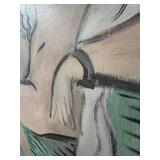 Henri Matisse - Draped Nude Screen Print on Canvas, 26 x 32 in, Framed