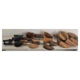 Assorted Wooden Shoe Lasts & Shoemaking Tools - Vintage Collection