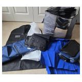 Sam Surin Garment Bags - Blue Shirt Bags, Black Garment/Storage Bags (Assorted)
