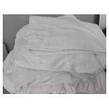 King Microfiber Sheets - 4 Sets - White, Charcoal & Tan/White Print - King Size