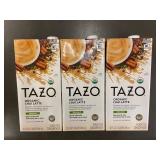 WY 3 - TAZO Organic Chai Latte Black Tea Concentrate 32 oz (1 qt) - Organic (Lot of 3)