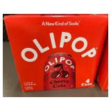 BP - OLIPOP Cherry Cola 4 Cans - (Lot of 2)