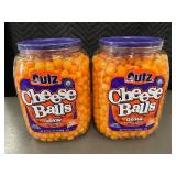 NM 4 - Utz Cheeze Balls Cheddar - Cheese Snack 23 oz Jar (2-Pack)