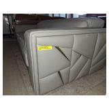 Raymod Top Grain Genuine Italian Leather Square Arm Sofa