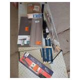 Various shelves and brackets