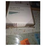 Glass shelves and mounting hardware