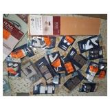 Glass shelves and mounting hardware